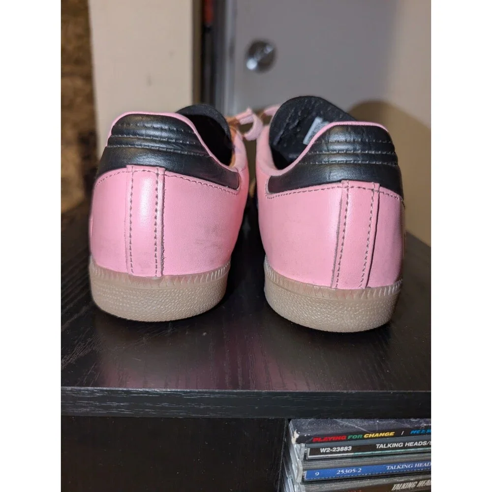 Adidas Samba Messi Youth Shoes Pink/Black/Gum JP7844 Youth Size 5.5 Kids Soccer